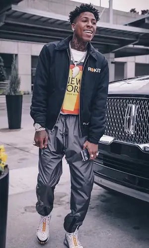 NBA YoungBoy wearing Know Wave top
