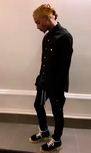 Playboi Carti wearing Rick Owens pants