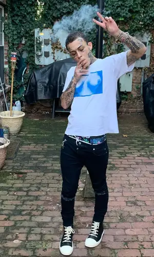 Lil Skies wearing Seditionaries t-shirt