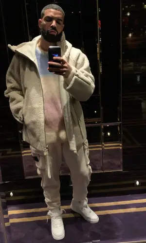 Drake wearing Nike other