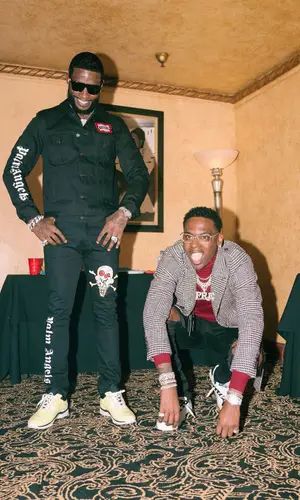 Gucci Mane wearing Palm Angels jeans
