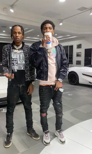 NBA YoungBoy wearing Dior hoody