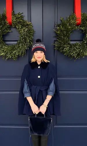 Reese Witherspoon wearing Draper James shirt