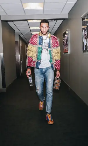 Ben Simmons wearing John Elliott jeans