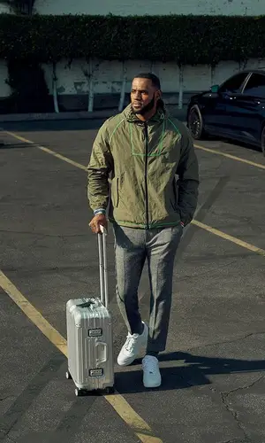 LeBron James wearing Tom Ford trousers