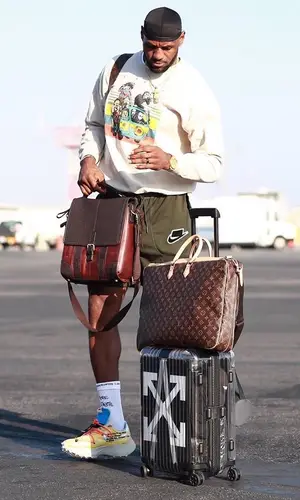 LeBron James wearing Nike shorts