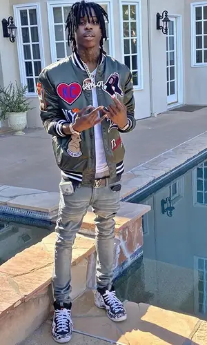 Polo G wearing Nike other
