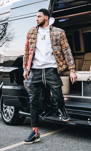 Ben Simmons wearing Burberry other