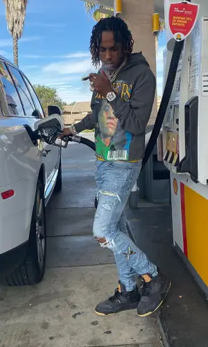 Rich The Kid wearing Barriers hoody