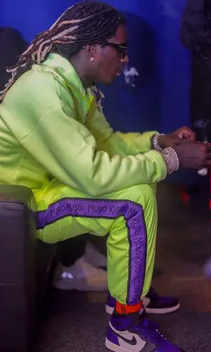 Young Thug wearing Low Lights Studios other