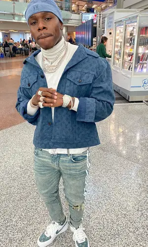DaBaby wearing Nike other