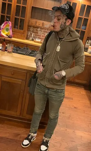 Lil Skies wearing Number (N)ine hoody