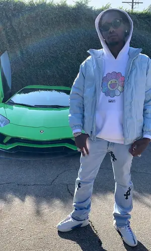 Offset wearing Nike other
