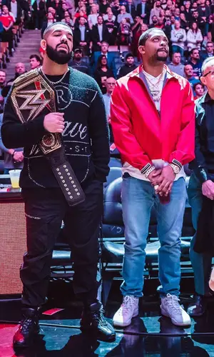 Drake wearing WWE other