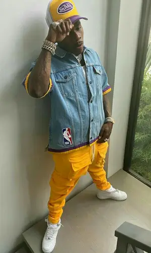 DaBaby wearing Nike other