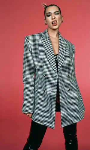 Dua Lipa wearing David Koma swimwear
