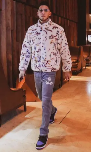 Devin Booker wearing John Elliott jacket