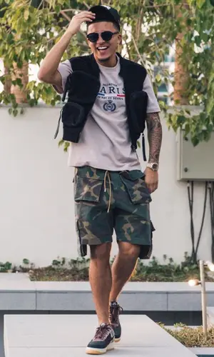 Jadon Sancho wearing Balenciaga t-shirt