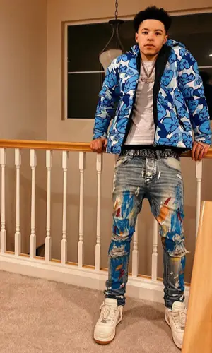 Lil Mosey wearing MacKeen USA jeans