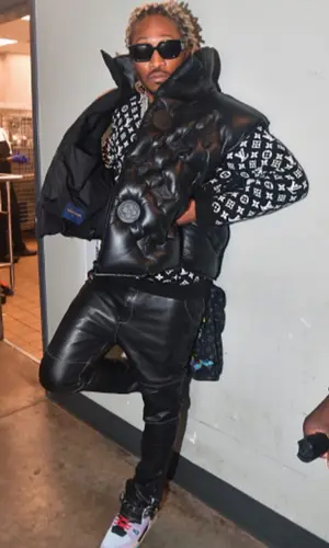 Future wearing Louis Vuitton other