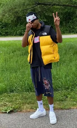 Night Lovell wearing Supreme t-shirt
