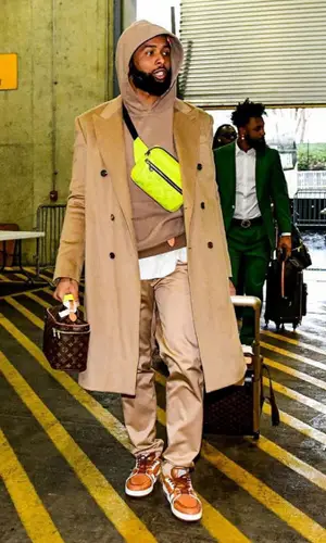 Odell Beckham Jr wearing Louis Vuitton other