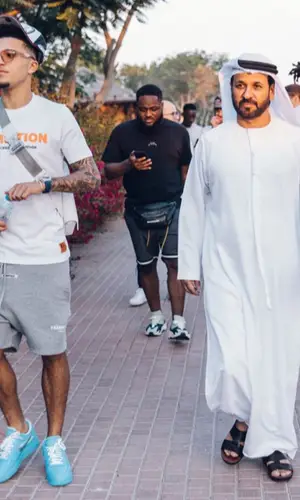 Jadon Sancho wearing KA-1 t-shirt