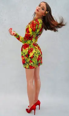 Joey King wearing Versace jewelry