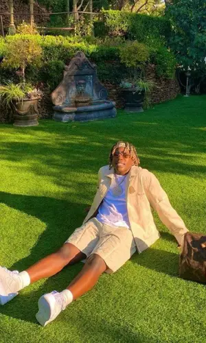 Don Toliver wearing A-Cold-Wall* shorts