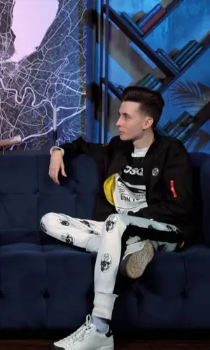 JesusAVGN wearing CD Projekt Red jacket