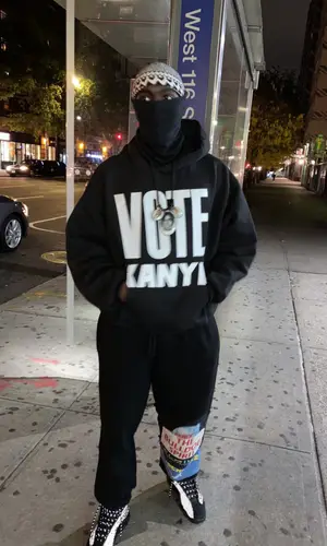 Sheck Wes wearing Jordan sneakers