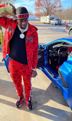 Bankroll Freddie wearing Bape hoody