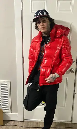 Lil Skies wearing Moncler jacket