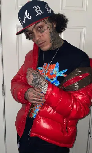 Lil Skies wearing Gnarcotic cap