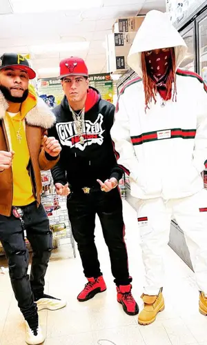 Fetty Wap wearing Timberland boots