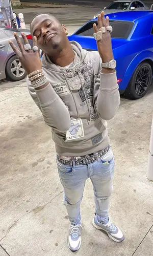 Bankroll Freddie wearing Dior hoody