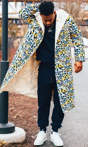 JuJu wearing Marni jacket