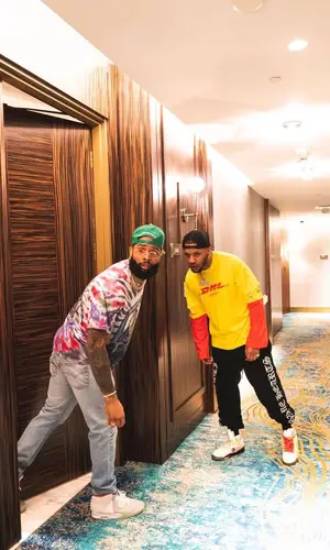 Odell Beckham Jr wearing Chrome Hearts cap