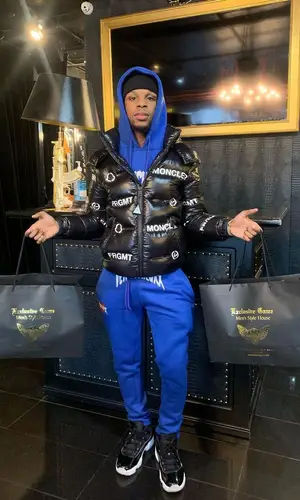 Toosii wearing Fragment jacket