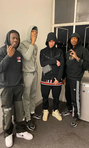Obladaet wearing Nike hoody