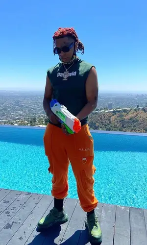 Lil Gotit wearing Bape other