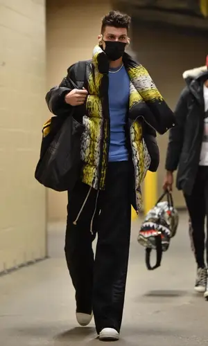 Tyler Herro wearing Change of Heart bag