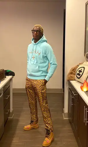 Young Thug wearing Noah hoody