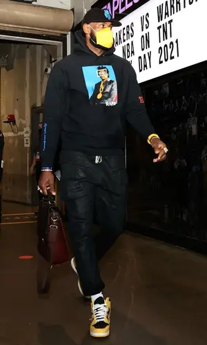LeBron James wearing Robotic Minds Concepts hoody