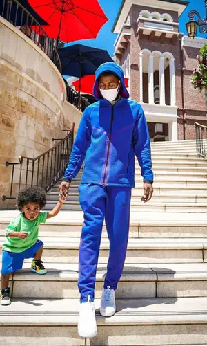 NBA YoungBoy wearing Nike hoody