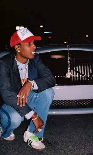 ASAP Rocky wearing Comme Des Garcons shirt