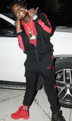 Kodak Black wearing Timberland boots