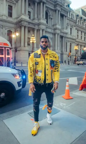 Jason Derulo wearing Dust Of Gods jacket