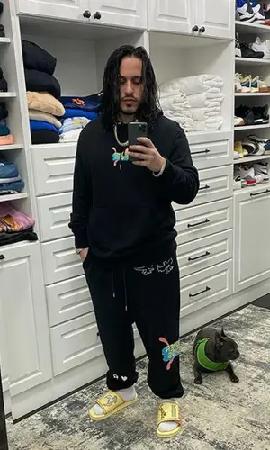 Russ wearing Puma hoody