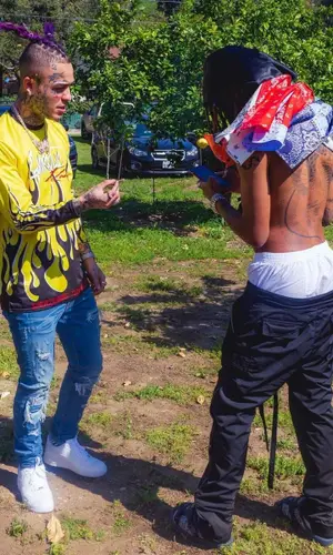 Lil Skies wearing Gnarcotic jersey